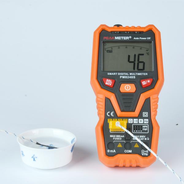 High Safety Digital Multimeter Autorange , Auto Ranging Multimeter Electrical Continuity Tester