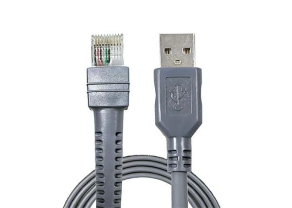 Quality 7ft CBA-U01-S07ZAR 2M Gray Symbol LS2208 Barcode scanner usb data cable for sale