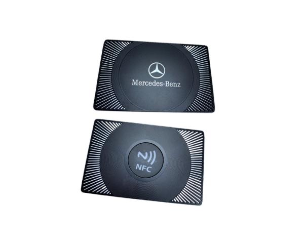Quality Stainless Steel Contactless Smart Nfc Business Cards 13.56mhz Frequency for sale