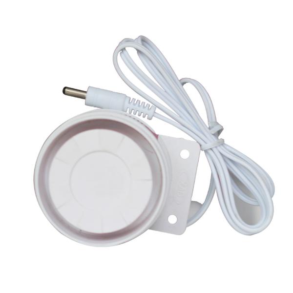 Quality White 200dB Speaker GSM Security System Wired Alarm Siren for sale