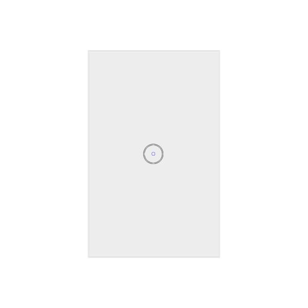 Quality Voice Control Wifi Touch Switch , Alexa Google Home Smart Touch Wall Light Switch for sale
