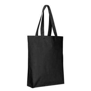 China Drawing Blank Black Gift Canvas Tote Bag Shopping Eco Friendly ODM on sale