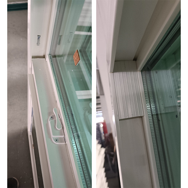 1.4mm - 2.5mm Thickness UPVC Single Hung Window Customized Color Vertical Sliding Window