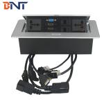 BNT 2020 new design smart office use easy assemble desk hidden power socket