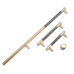 China Golden Zinc Alloy Furniture Drawer Handle Pulls Single Hole on sale