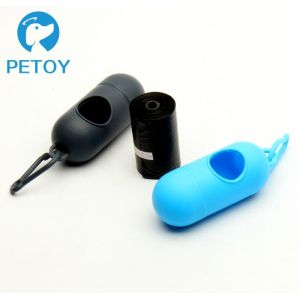 Eco - Friendly Biodegradable Poop Bags , Leak - Proof Plastic Degradable Dog