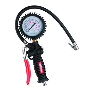 China Mechanical gauge Tire Inflating Gun Spray Tools For Blow Dust Away Chrome Plated Color on sale