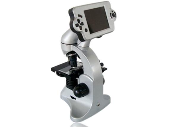 Quality Educational Teaching Portable Video Microscope LCD Toy Microscope Silver Color for sale