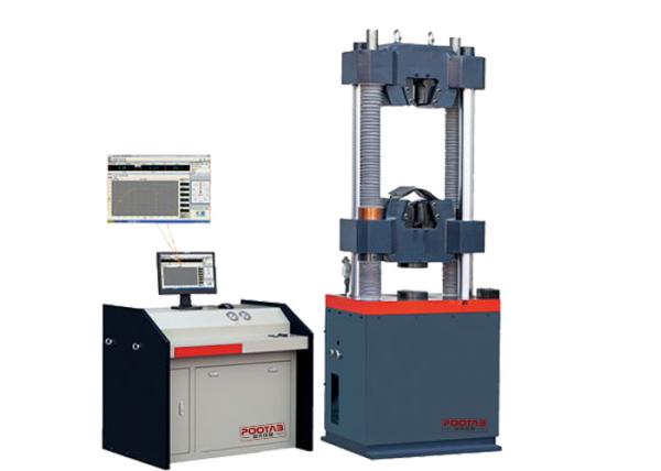 600KN Hydraulic Universal Testing Machine , Flat Round Specimens Tensile