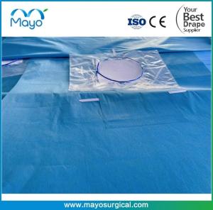 China 3ply Nonwoven Material Surgical Cesarean Delivery Drapes With Collection Pouch on sale
