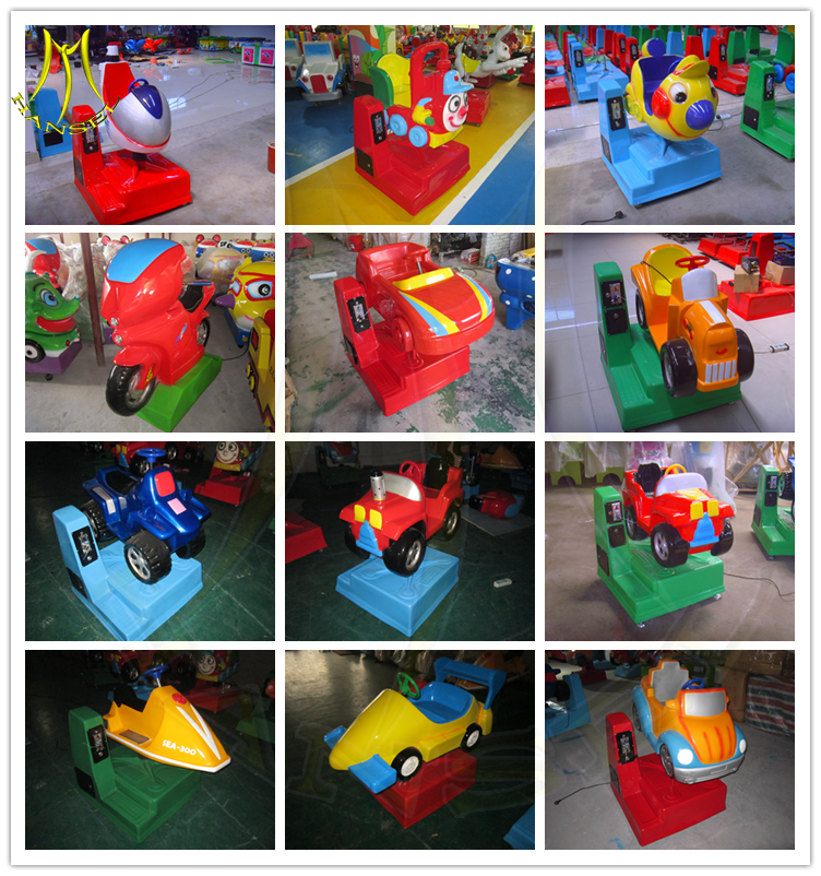 Hansel high qualitaty coin kiddie train ride kiddie equipment rides in mall