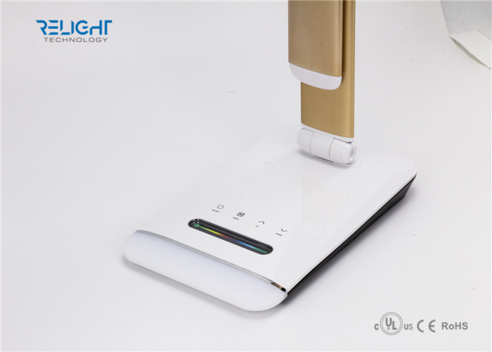 Eye Protection Foldable Desk Lamp with LCD Calendar Display and Ambient Light Dimmable Brightness