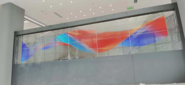 55 Inch Panel Self-Emission Transparent OLED Screen Display with High Transparen