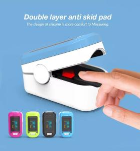 CE SPO2 Sensor Oximeter Finger Pulse Oximeter With OLED Display OEM