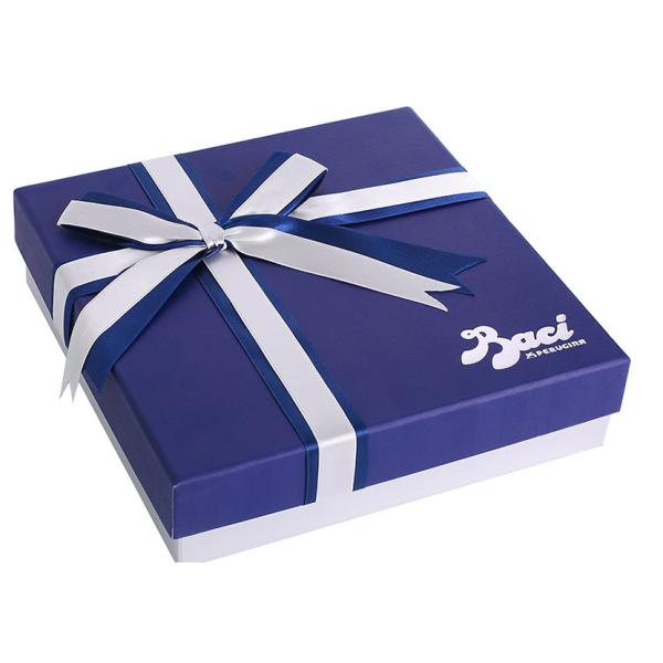 Panton Colors Cardboard Chocolate Packaging Box Gift Paper Box With Ribbon Bow