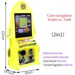 Arcade Game Retro Style Endless Fun Snake Vs Tank Battle Addictive Gameplay