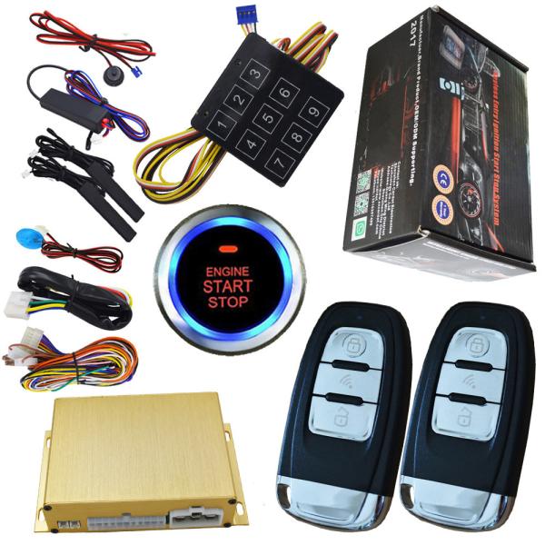 Quality Keyless Entry Engine Start Stop System Mobile App Central Lock Hopping Code Type for sale