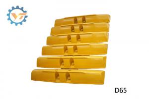 China D65 Bulldozer Swamp Track Shoe Assembly , 25MnB Steel Dozer Track Grousers on sale
