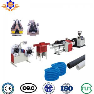 China 25Kw 60Kg/H Twin Screw PE PVC Pipe Extrusion Line Single Wall Corrugated Pipe Extrusion Line Machine on sale