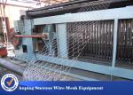 Customized Color / Size Hexagonal Wire Netting Machine For Weaving Mesh