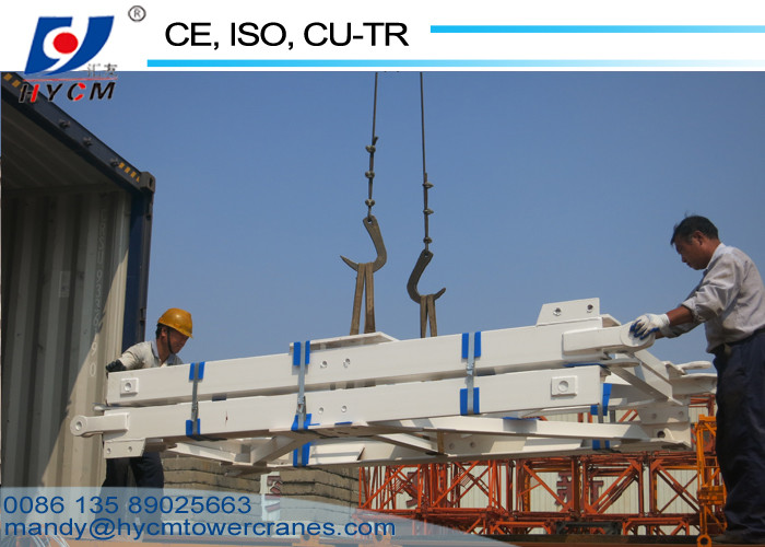 Hydraulic 55m Boom QTZ80(PT5515) 6ton Self Erecting Topless Tower Crane with Winch