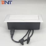 Office multi plug hidden table top socket with usb charger