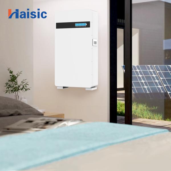 200Ah Haisic Solar Battery Store 51.2V 48V Lithium Ion Batteries Pack Powerwall 10kWh