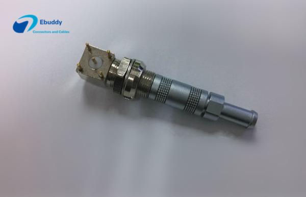 Quality Elbow PCB 0S Size Coaxial Cable Connectors Right Angle For Printed Circuit  for sale