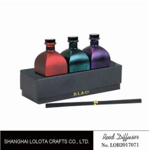 Buy cheap Sweet Smelling Home Reed Diffuser Set Customized Color With Rattan Stick product