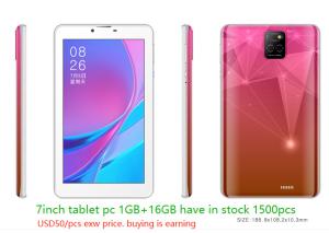 Buy cheap 1024*600 DDR 1GB SSD 16GB Kids Tablet PC Android 5.0 CPU CortexTM A7 product