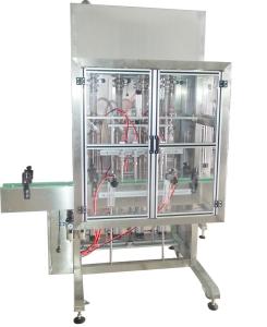 Buy cheap Piston 3L Automatic Bottle Filling Machine For Laundry Detergent Scouring Agent product