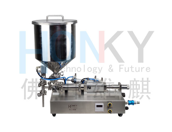 Desktop Small Volume Paste Filling Machine With High Precision Ceramic Piston Pump For Cosmetic Cream Paste Filling