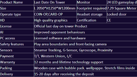 24 Inch Screen VR Shooting Simulator Virtual Reality Free Walker Games Black Yellow