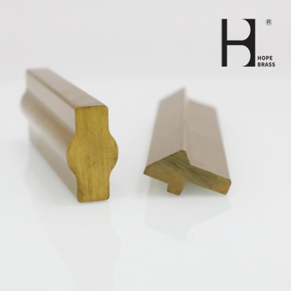 Anti Corrosion Brass Cylinder Lock , H62 Extruded Brass Profiles
