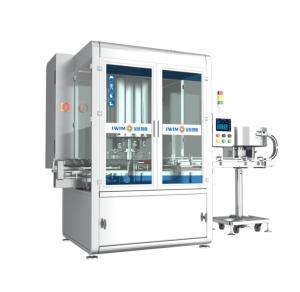 Buy cheap PLC Controlled Rotary Automatic Screw Capping Machine 6 Head 50ML-1000ML Max 7500 BPH product