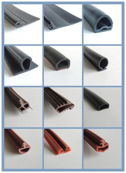 Quality Acid Resistant EPDM Rubber Extrusion For Water System , Custom Rubber Extrusions for sale