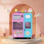 High Durability Fairy Floss Vending Machine Fully Enclosed Automatic Candy Floss
