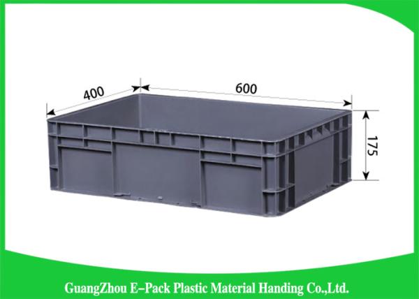 Quality Standard Size Euro Stacking Containers Easy Stacking 600 * 400 * 175mm 32.9L for sale