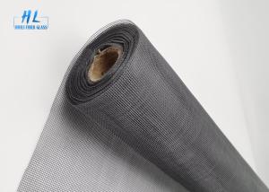 China Anti Mosquito Anti Insect Window Screen Grey 1.2m * 30m PVC Coated Fiberglass on sale