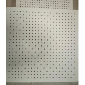 Rectangular Shape Artistic Gypsum Ceiling Boards For Construction Project