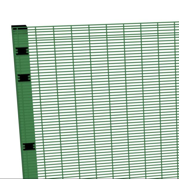 Green Clearvu Anti Climb Mesh Panels High Security Galvanized 358 Iron Garden