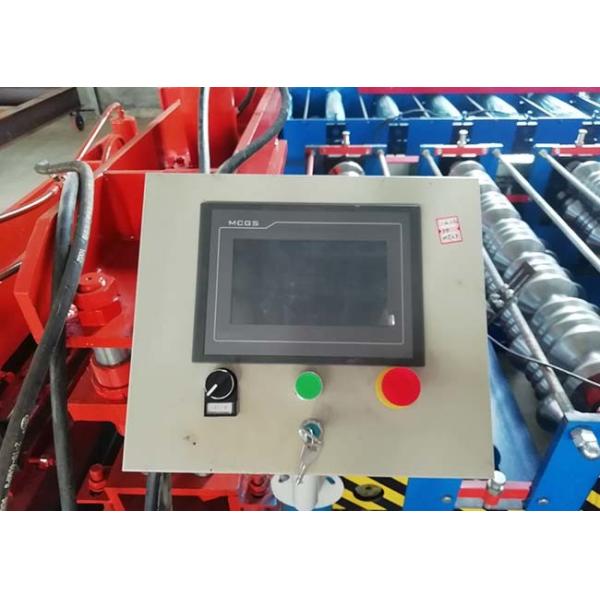 Color Sheet Double Layer Roll Forming Machine Productivity 20-25 M/Min Shaft Diameter 70mm
