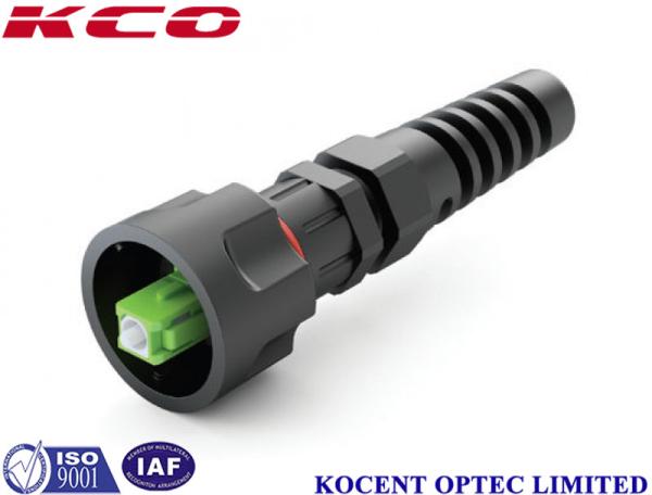 Quality ODVA SC/APC Single Mode Single Fiber Optical Patch Cable 4.8mm 7.0mm LSZH PE TPU for sale