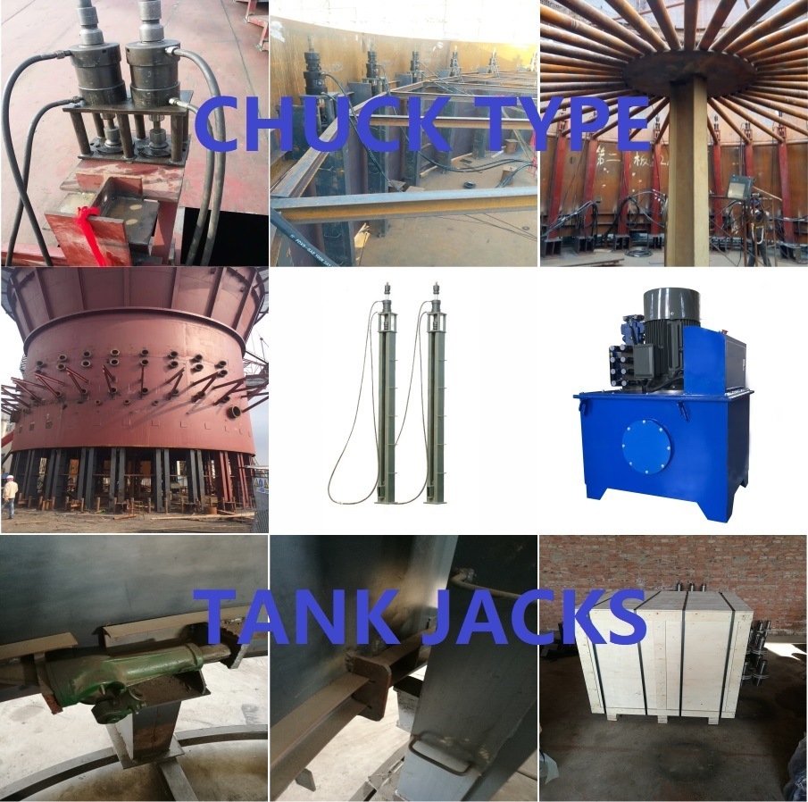 China Simple Chuck Type Hydraulic Oil Tank Wall Lifting Jacks