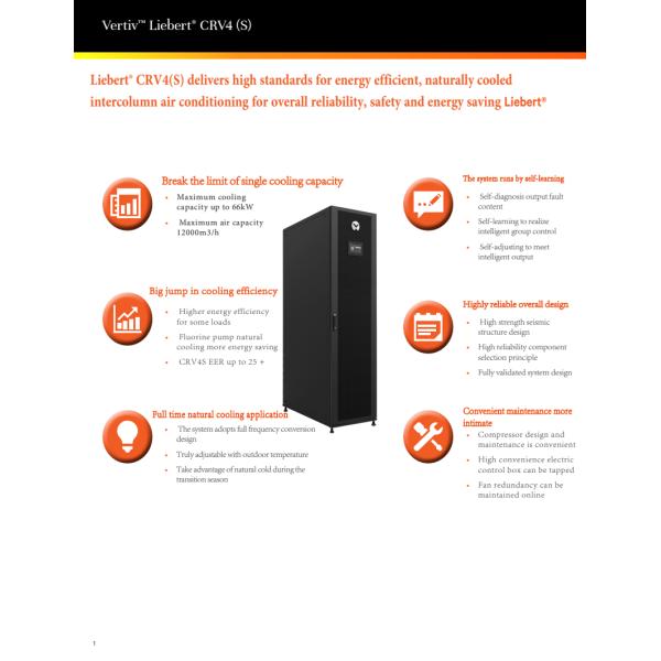 Vertiv Liebert CRV4S 68KW Floor Standing Precision Air Conditioner for Lab Server Room
