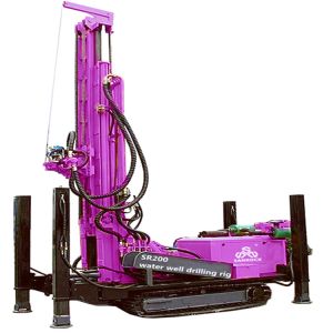 Portable Hydraulic Water Well Drilling Rig Rotary Borehole Water Drilling