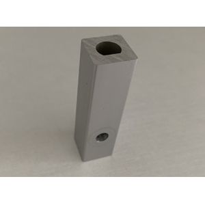 Square Column With Oval Hole CNC Machining Components Source Material