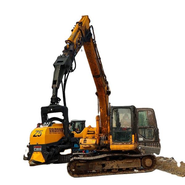 Quality Tree cutting machine harvester head for 10-13 tons excavator logging equipment for sale