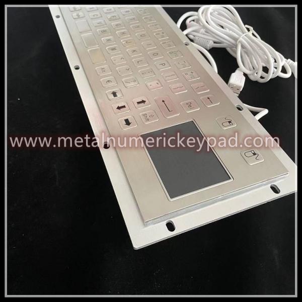 Information Kiosk SS304 Industrial Keyboard With Touchpad Waterproof