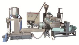 Buy cheap HDPE PP Flake Single Screw Extruder Exhausting Plastic Crusher Machine product